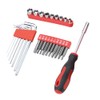 Hantinstom 108-Piece Household Tools Kit Essential Home Repair Set with