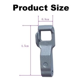 2 Pack MFG63099101 Washer Door Lock Strik,Door Switch Hook Lock Replacement Parts,Suitable for L-G/Ken-more Front Load Washing Machine,Washer Buckle Replacement Kit (2)