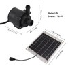 Solar, 20W 16.4ft Water Lift Adjustable Water Volume Solar Water