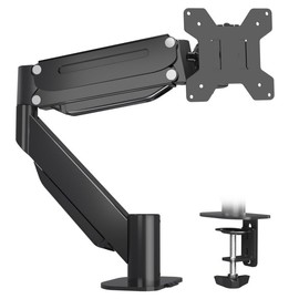 Suptek Single Gaming Monitor Arm Mount for Ultrawide Screens up to 43 inches and 28.6 lbs,Heavy Duty Monitor Desk Mount Stand, Pneumatic Height,Black(MD71M)