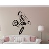 Cycle Stunt Black Wall Sticker and WallpaperWall Sticker and Wallpaper
