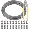 1/8 Inch Stainless Steel Wire Rope Kit, 7x7 Strands, 100