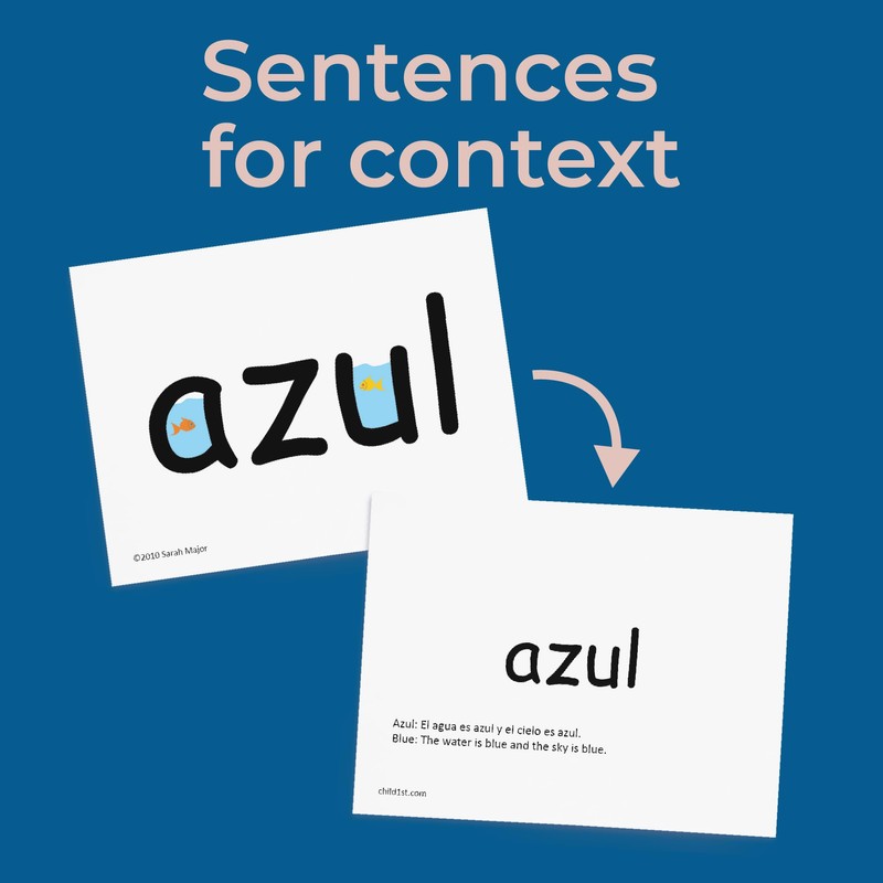 SnapWords® Spanish Teaching Cards (List 1)