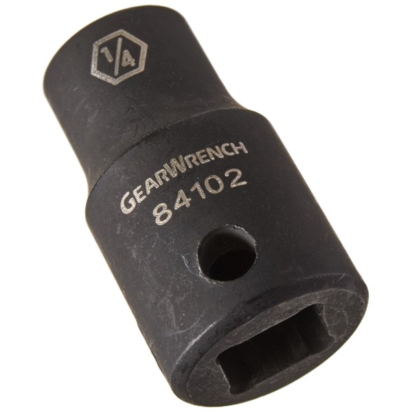 GearWrench 84102 1/4" Drive 6 Point Standard Impact SAE Socket