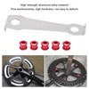 Chainring Screws & Screw Wrench Kit, Corrosion Resistant Single Chainring