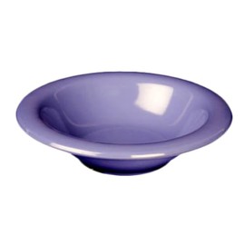 FSE CR5712BU Soup Bowl, 15 oz., 7-1/4" Dia., Break-Resistant, Dishwasher Safe, Melamine, Purple, BPA Free, NSF, Pack of 12