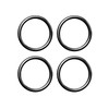 Sink Drain O Ring (4), Plunger Rubber Gasket for 3