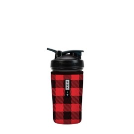 Sok It BotlSok Protein Blender Shaker Bottle Sleeve Insulated Neoprene Cover (Buffalo Check, Fits 24oz Blender)