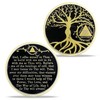 36 Year Sobriety Chip Tree of Life AA Medallion Recovery