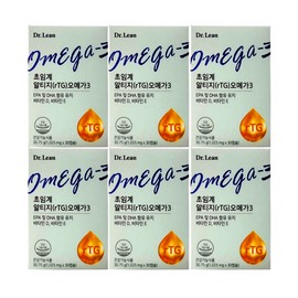 Dr.Lin Supercritical Altige Omega 3 Song Joong-gi 1025mg x 30 capsules (6) / 닥터린 초임계 알티지 오메가3 송중기 1025mg x 30캡슐 6개