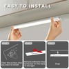 MYPLUS 2pcs 12" Under Cabinet Lights with 5 Color Temperature,