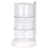 JessLab Stackable Storage, 3 Layers Acrylic Hair Accessory Organiser Container