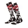 O'Neal Pro Sox Medias para hombre (negro, talla única), crossbones,