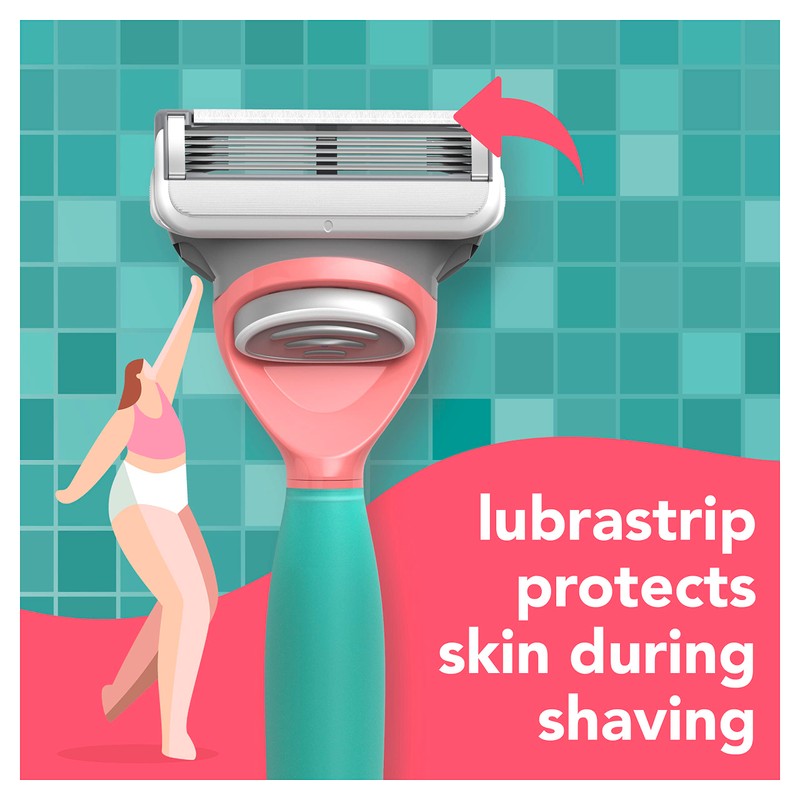 Joy Color-Changing Razor for Women, Shave Kit with 1 Handle