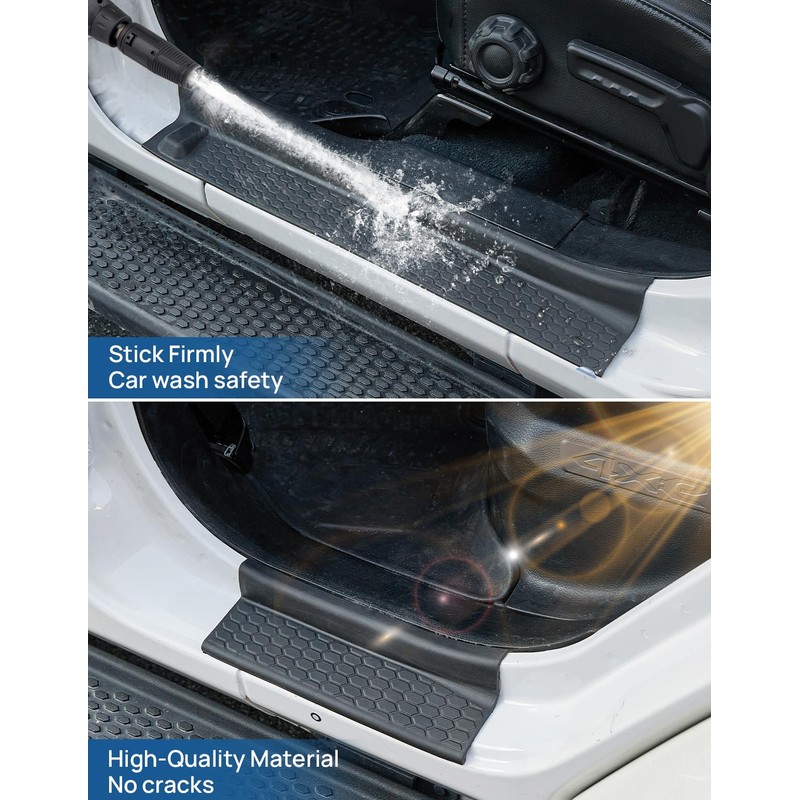 JOYTUTUS Door Sill Guards Compatible with Gladiator JT Wrangler JL