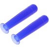 2Pcs Blue Handy Silicone Soft Contact Lenses Small Suction Cups