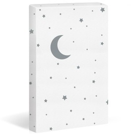 Casusv 38"x24" Mini Crib Mattress with Washable Breathable Soft Waterproof Cover - Portable Infant Mattress with High Density Support Foam