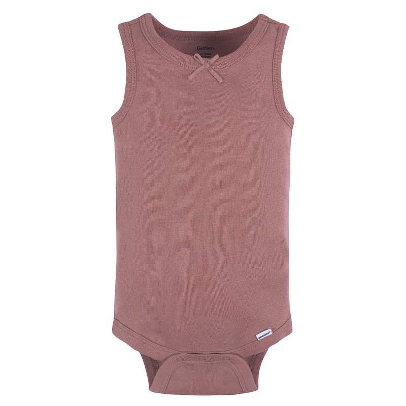 Gerber - Body sin mangas para niñas, Flores, 0-3 meses