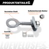 LOEVELOSI Bicycle Chain Tensioner Set, 2 Pieces, Made of Galvanised