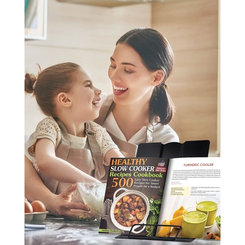 MSDADA Large Desk Book Stand Metal Reading Rest Book Holder