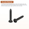 DTGN #7x1" Black Screws - 25Pack - 304 Stainless Steel
