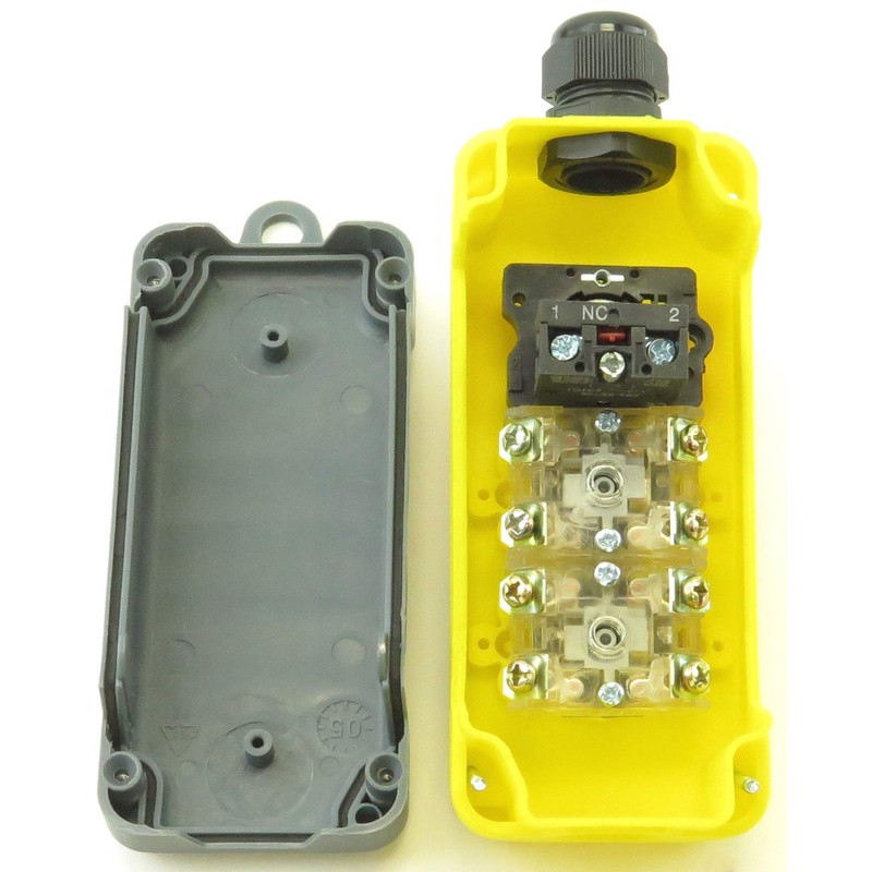 YuCo YC-3B-SUD Hoist Crane Pendant Control Station Switch 3-Button (Stop-Up-Down)