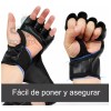 Dolores Guantes Entrenamiento Medio Dedo Kickboxing Box Fighter Muay