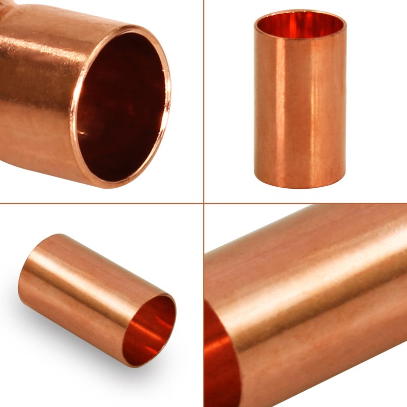 Supply Giant DDDM0012 Straight Copper Coupling With Sweat Sockets And