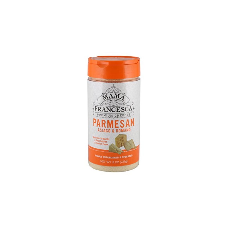 Mama Francesca Premium Parmesan, Asiago and Romano Cheese, 8 Ounce