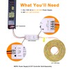 JOYLIT 24V COB CCT LED Strip Light Waterproof 16.4FT/5M 640LEDs/M