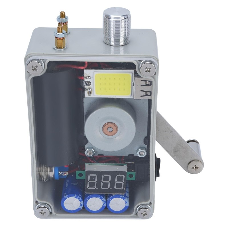 Hand Crank Generator, Fast Charging Portable Power Station with COB