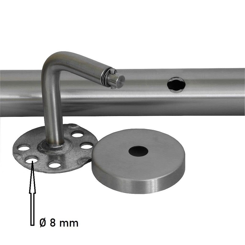 TIBU Handrail Stainless Steel 33.7 mm Railing 0.3 m -