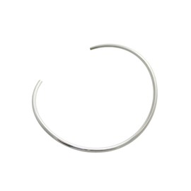 VingTAINE C3350 Neck Cuff Choker Necklace, Metal, Simple, Casual, Adult, Daily Accessory, Present, Gift, Metal