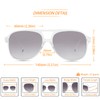 Freckles Mark Vintage Retro 70s Sunglasses Women Men Classic Large
