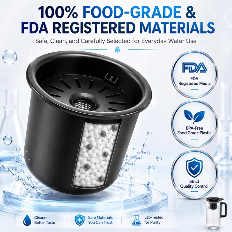2 Pcs Remineralization Filter Compatible with Bluevua RO100ROPOT‑Lite/UV