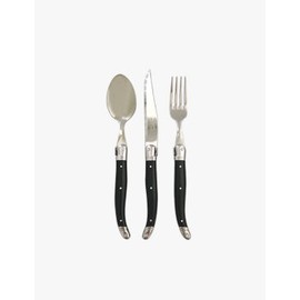 Laguiol tableware black 1 person set (3p) / 라귀올 테이블 양식기 블랙 1인 세트 (3p)