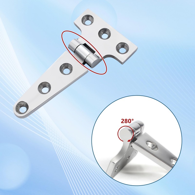 316 Stainless Steel Boat Hatch Hinges,4inchx 2inch (100 X 50
