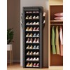Kitsure Shoe Rack - 10-Tier Large Capacity Shoe Organizer Shelf