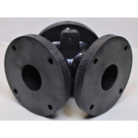 LASE PC-90 Dual Manifold Adapter for Two 1.5" or 1.4" Bolt-On Driver to 2" Horn