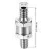 uxcell Non-Return One Way Check Valve 11mm Barb OD Aluminum