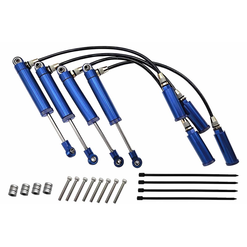 Metal Desert Lizard Piggyback RC Shock, Internal Spring Dampers Upgrade