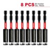 Geinxurn 3Inches Impact Magnetic Screwdriver Bit Holders, 8PACK Extension Socket