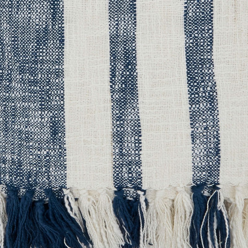 SARO LIFESTYLE Banded Throw Blanket