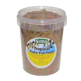 Supa Supa Aquarium Fish Food Tropical Flake 1 Litre | Premium Quality Nutritious Fish Food Offering a Complete Balanced Diet
