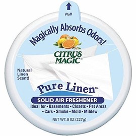 CITRUS MAGIC SOLID ODOR ABSBR,PURE LIN, 8 OZ