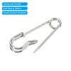 MECCANIXITY Safety Pins 1.06 Inch Large Metal Sewing Pins for