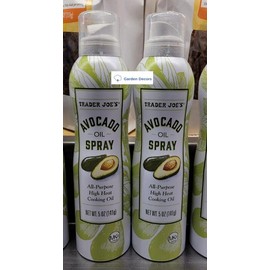 Trader Joe's2 Trader Joe’s Avocado Oil Spray All-Purpose High Heat Cooking Oil 5oz 141g (Two Tins)