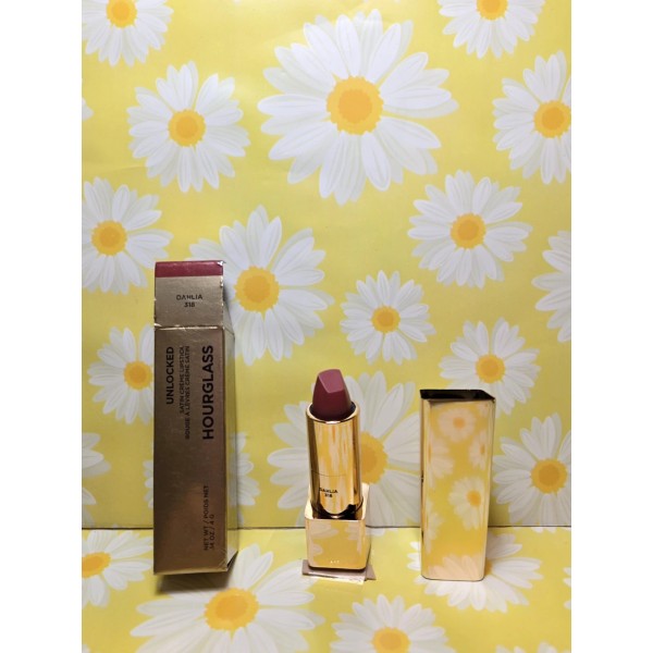 HOURGLASS UNLOCKED Soft Matte Lipstick 318 DAHLIA Full Size New