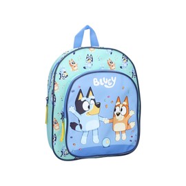 mybagstory Boys Bluey Backpack - Blue - Kids - School - Nursery - School Bag for Boys - Size 30cm - Adjustable Straps - Gift Idea Bluey - Blue, Enfant, Bluey - Blue