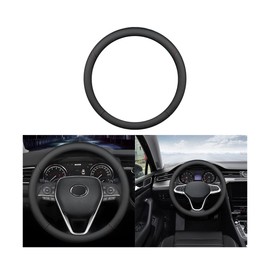 Adunsiaoto Breathable Steering Wheel Cover, Car Steering Wheel Protector, Heavy Duty, Non-Slip, Microfibre Leather Steering Wheel Cover, Sweat-Absorbing, Breathable Car Steering Wheel Covers